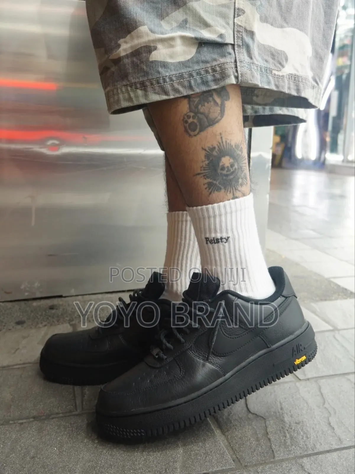Nike Air Force 1gore-Tex Vibram Black Fashion Sneaker