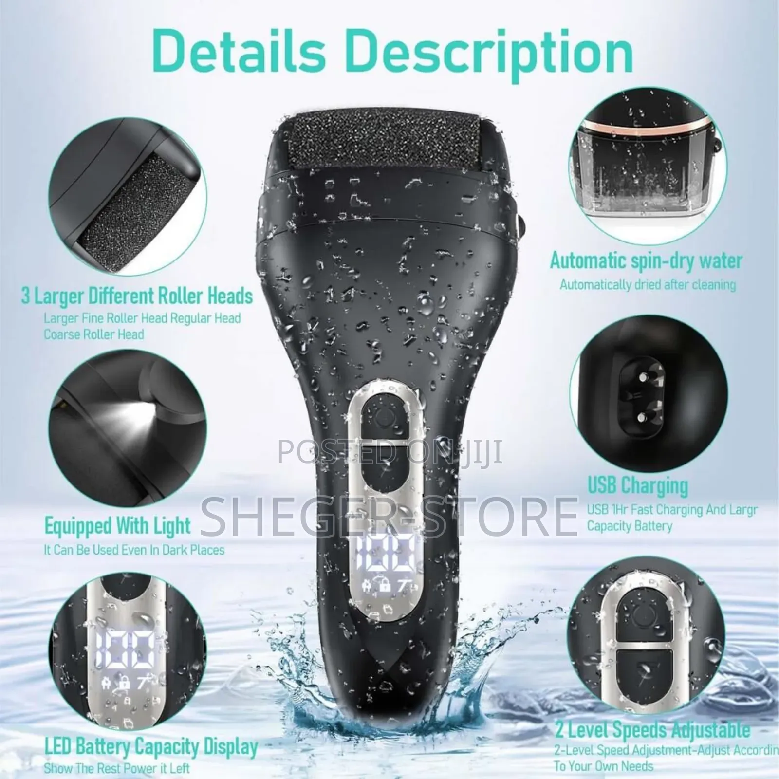Brand New Electric Foot Callus Remover