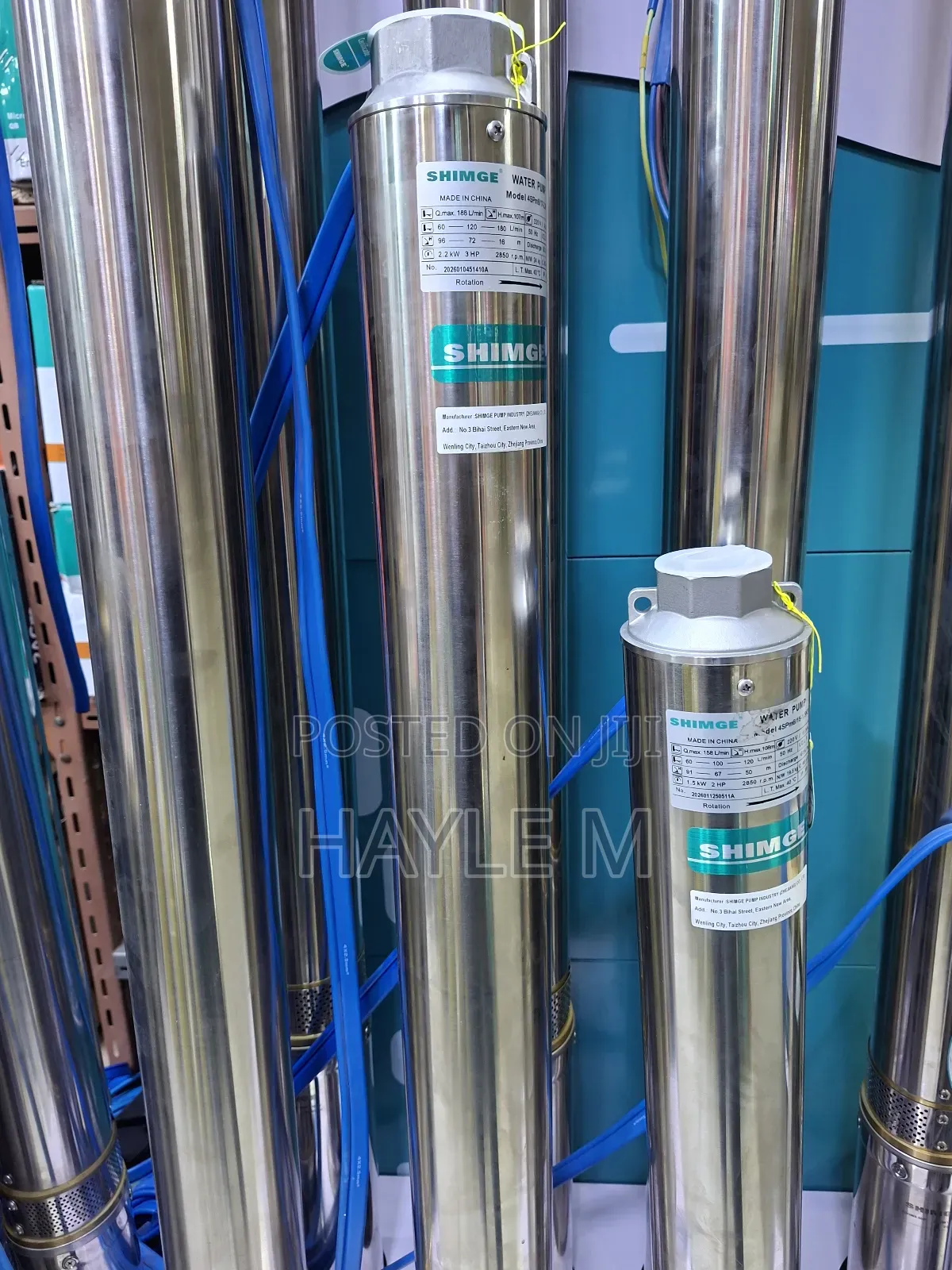 Shimge Borehole Pump 3hp