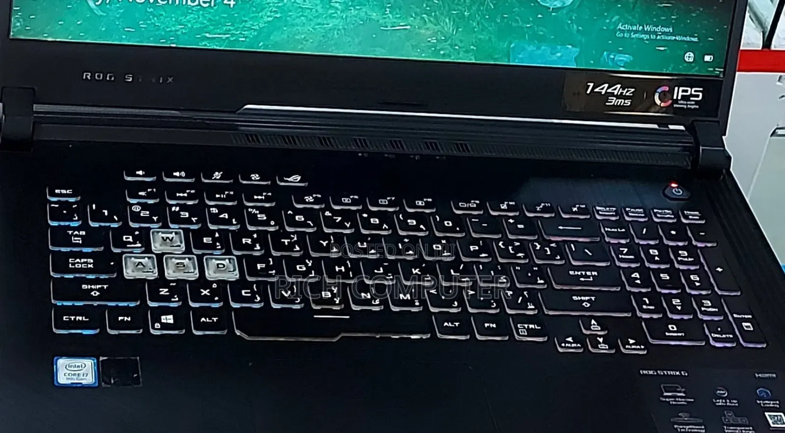New Laptop Asus ROG Strix G15 16GB Intel Core i7 SSD 256GB