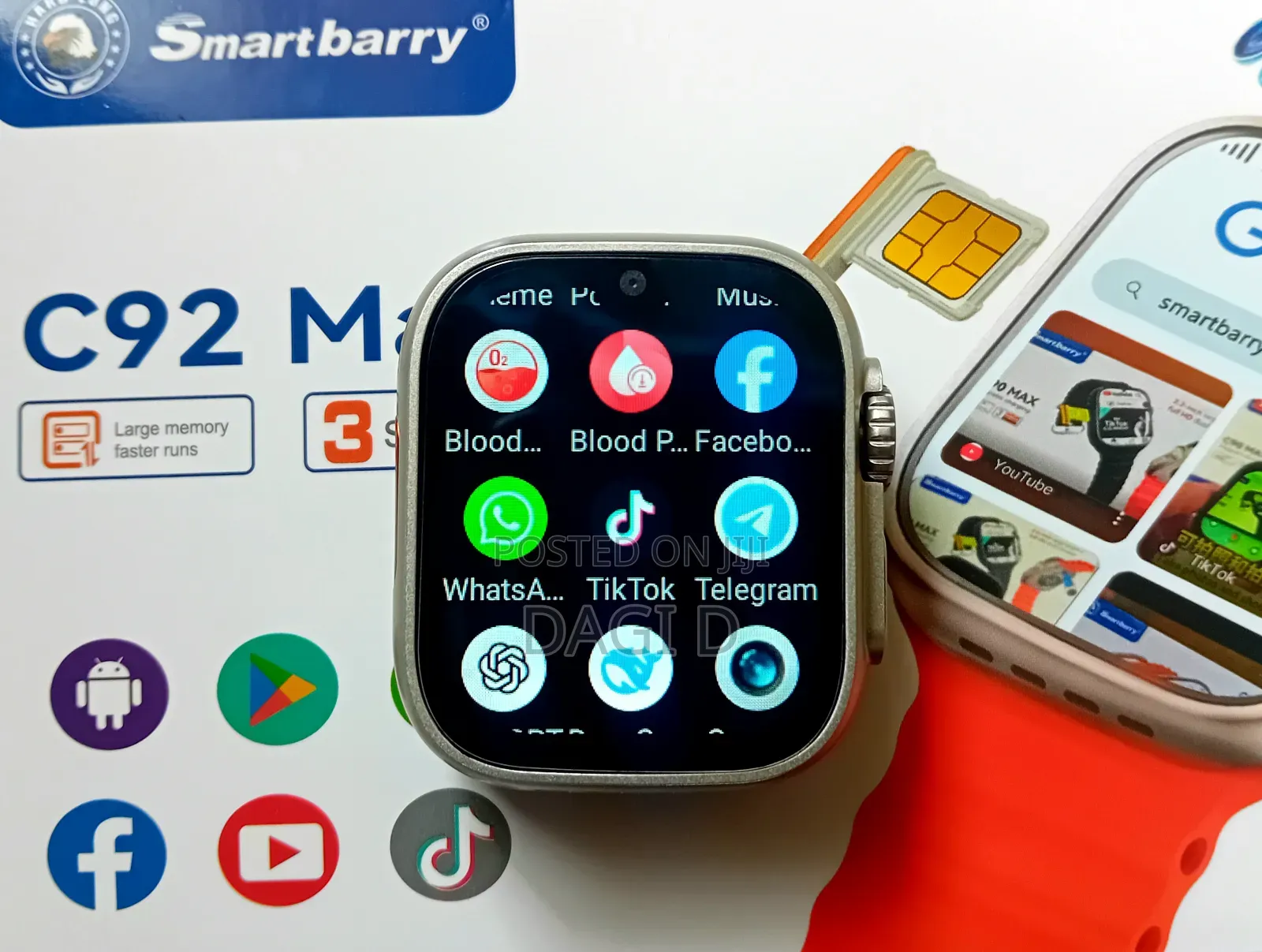 C92 Max Android Smartwatch