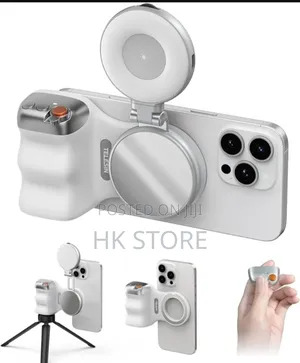 2in1 Telesin Magnetic Grip With Ring Light