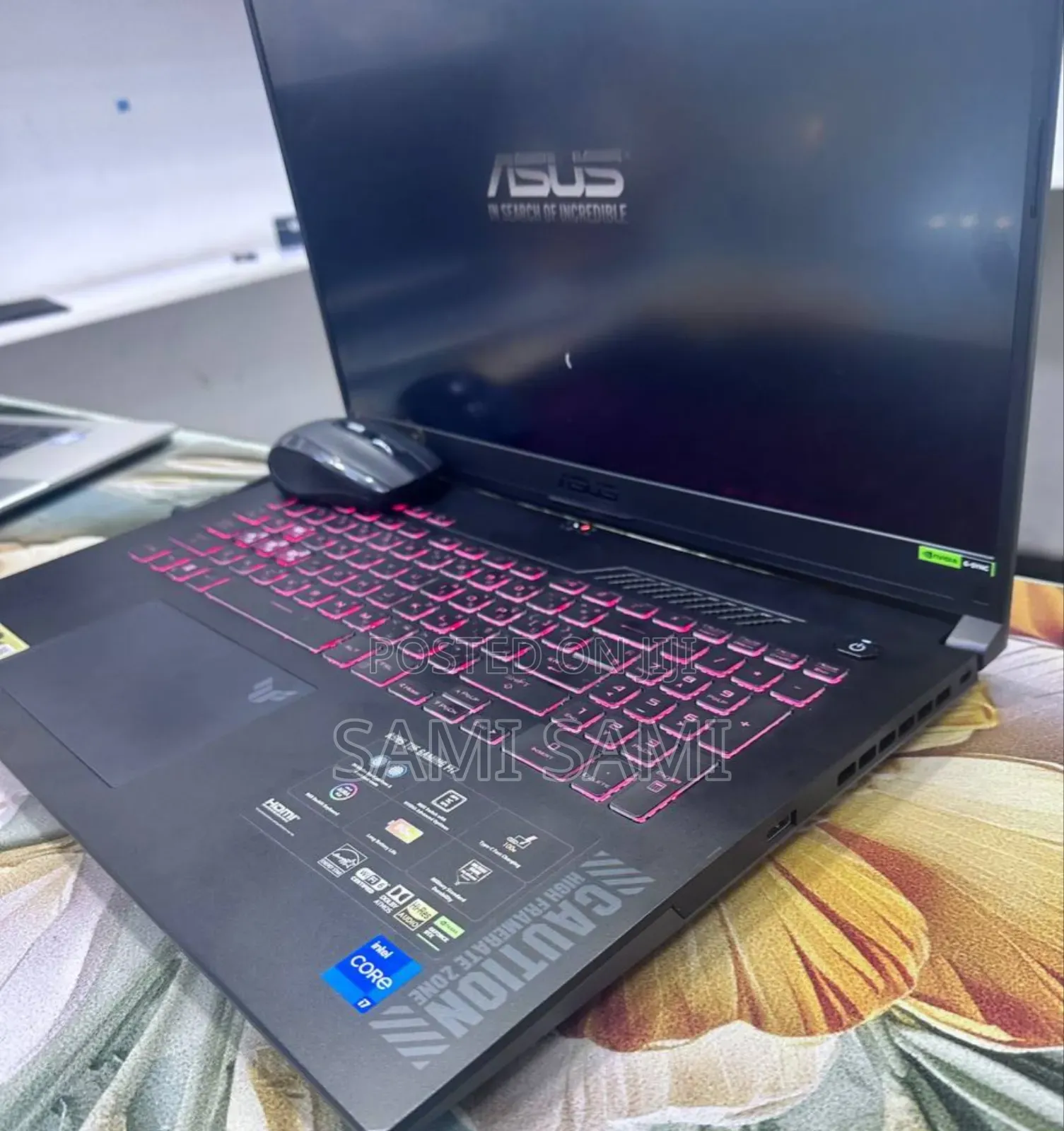 New Laptop Asus TUF Gaming A15 32GB Intel Core i7 SSD 1.5T