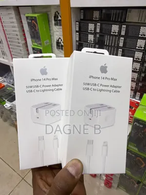 Apple iPhone 14 Pro Max 50w Usb-C Power Adapter Sets