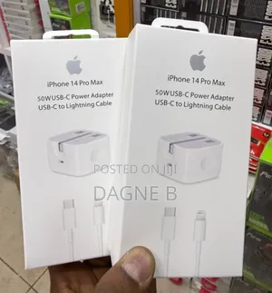 Apple iPhone 14 Pro Max 50w Usb-C Power Adapter Sets