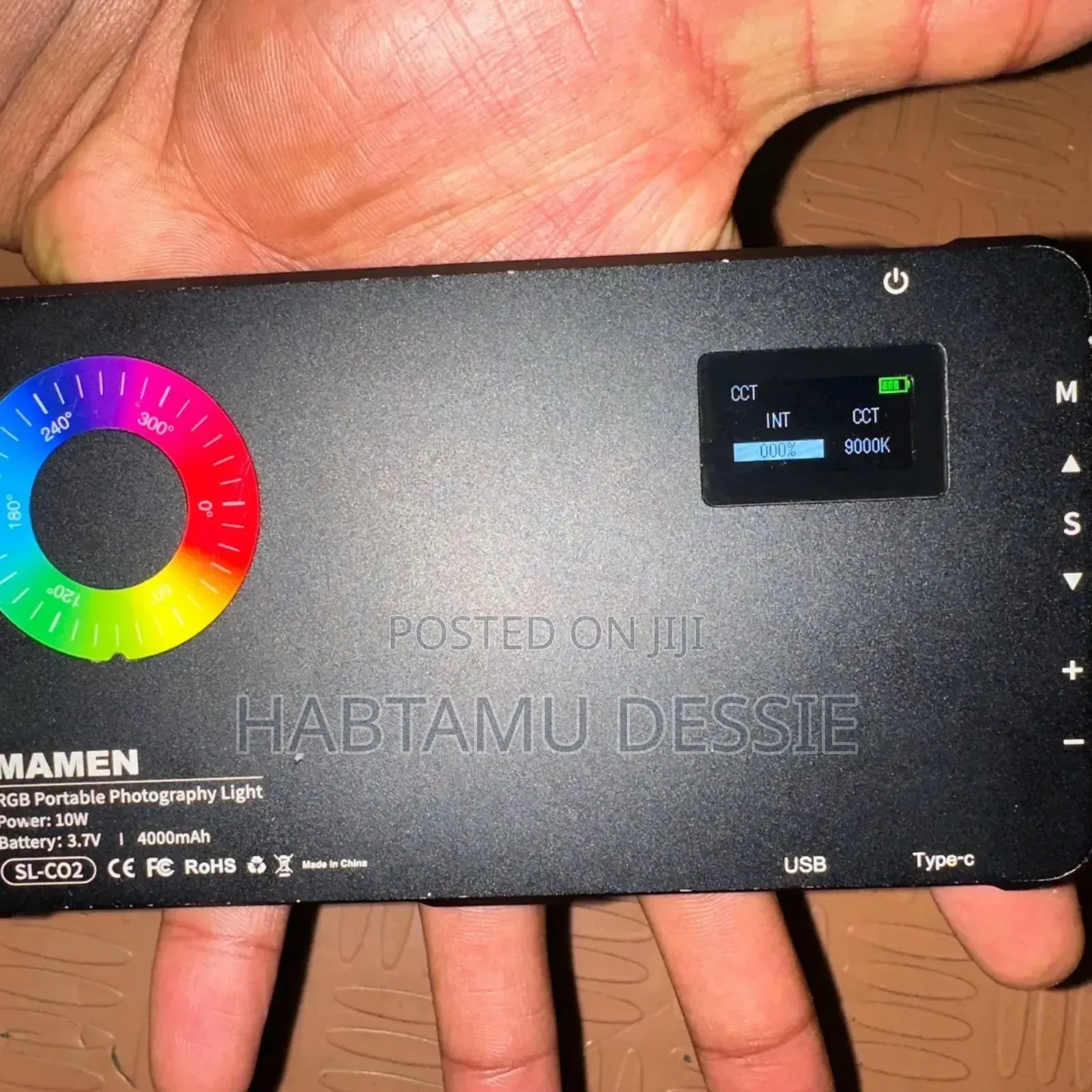 Mamen Portable RGB Photography Light