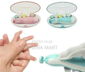 Baby Nail Trimmer Ergonomic Design 6 Interchangeable Nail Pads For