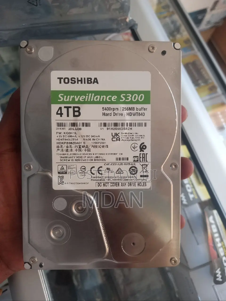Toshiba S300 Surveillance Hard Drive