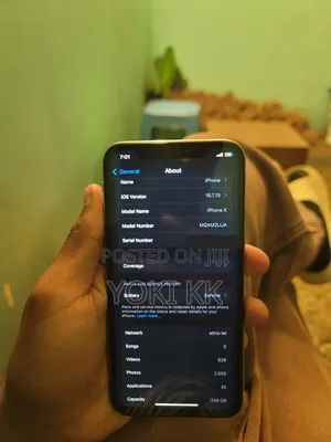 Apple iPhone X 256 GB White
