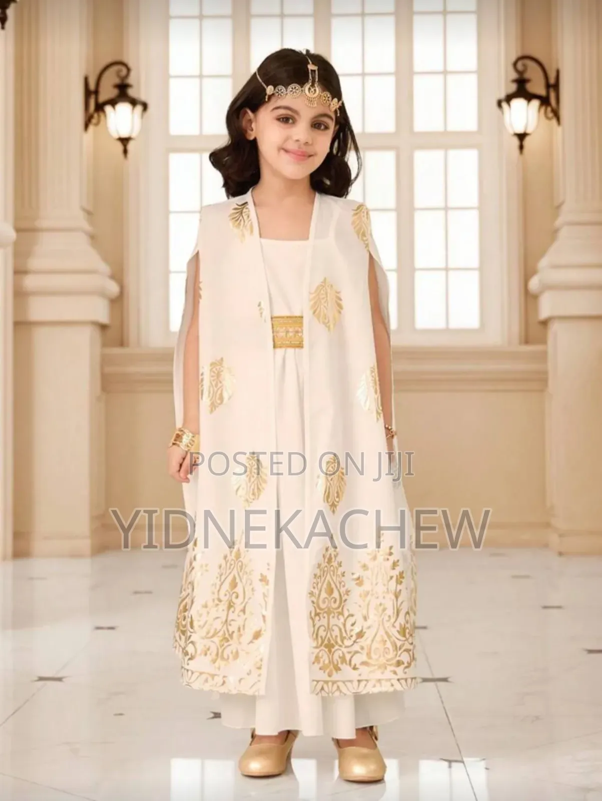 Shien 2 Pieces Young Girls Abaya,Kaftan,Jalabiya