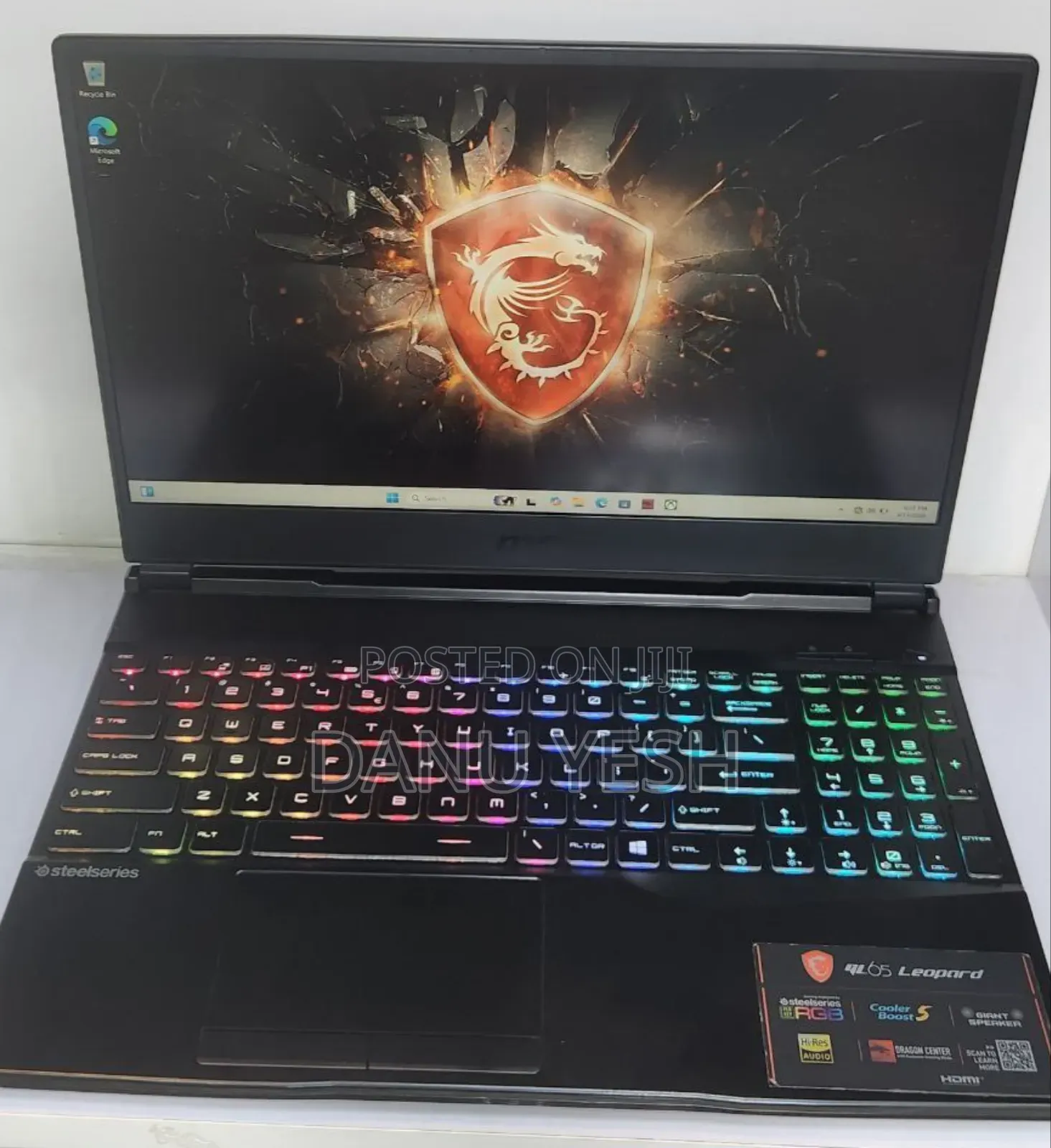 New Laptop MSI 16GB Intel Core i5 SSD 512GB