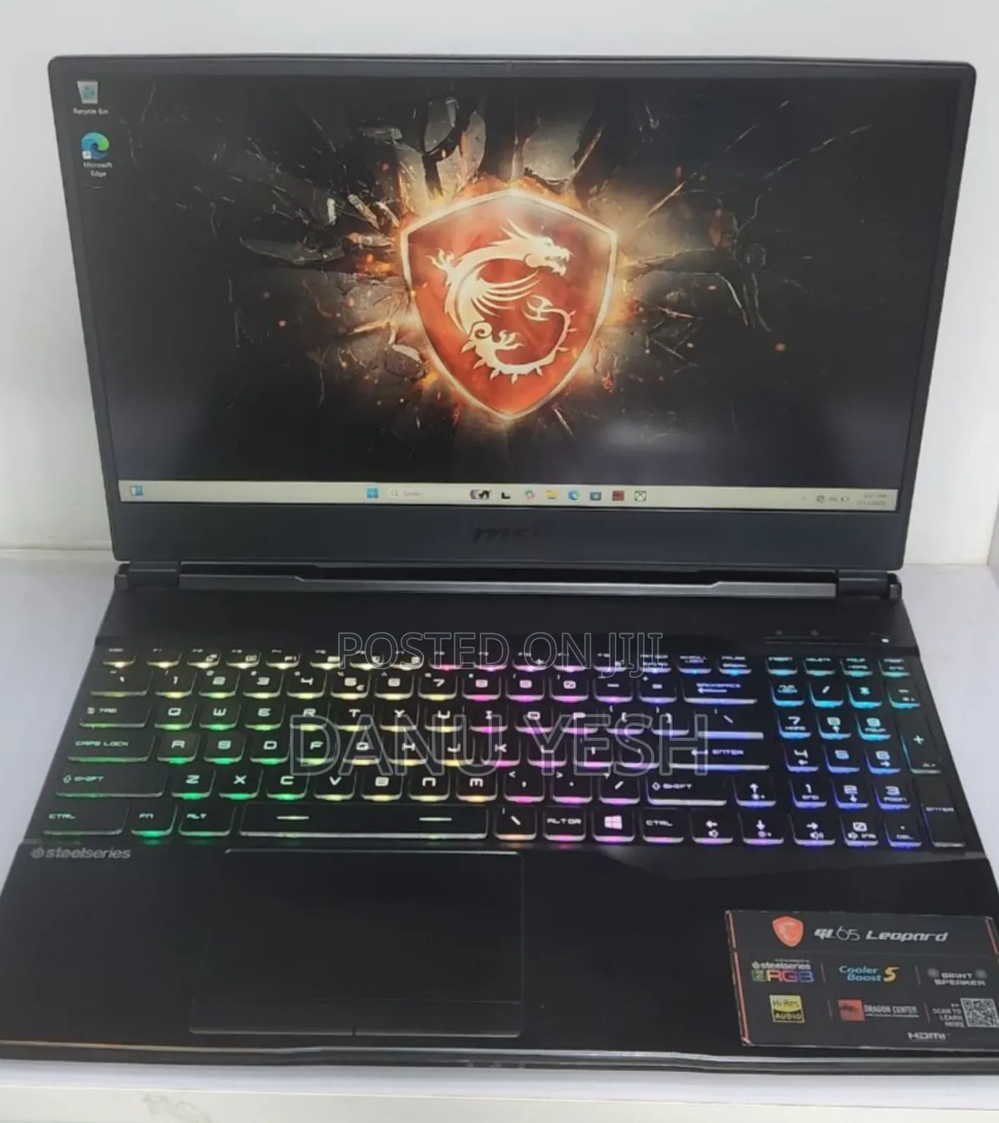 New Laptop MSI 16GB Intel Core i5 SSD 512GB