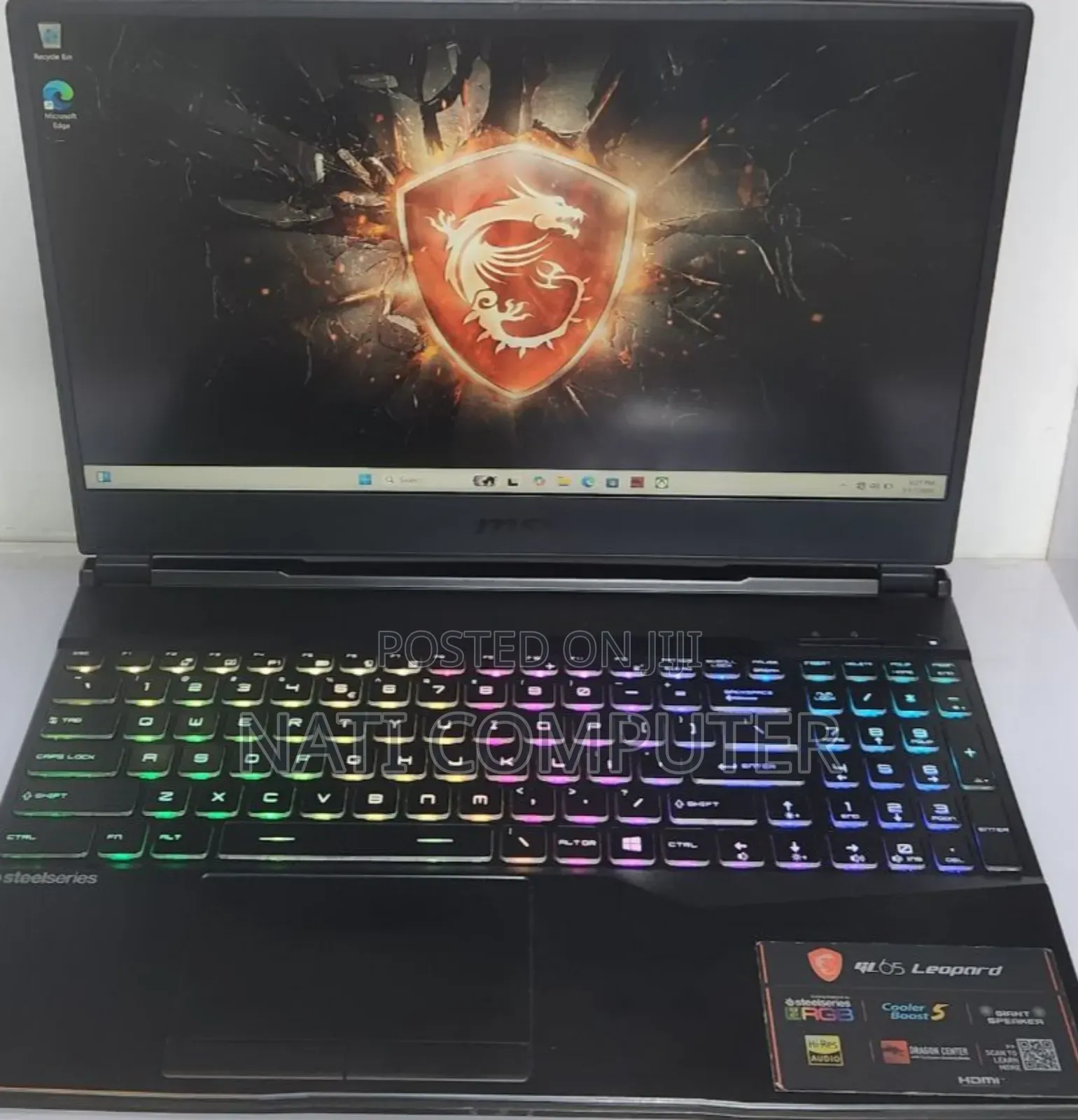 New Laptop MSI 16GB Intel Core i5 SSD 512GB