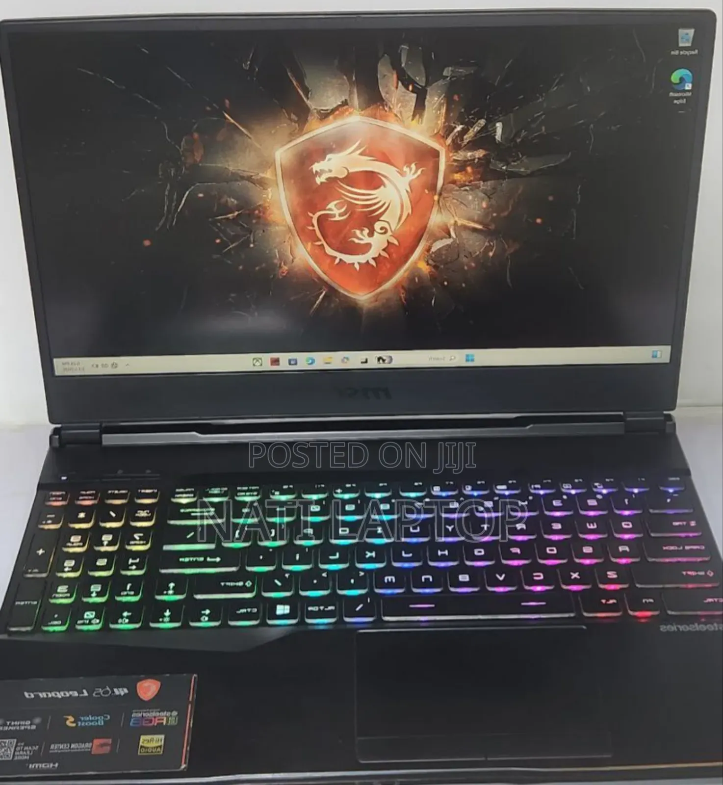 New Laptop MSI 16GB Intel Core i5 SSD 512GB