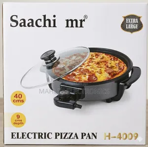 Saachi Electric Pizza Pan የፒዛና የዳቦ መጋገሪያ – Perfect for Crispy Pizza