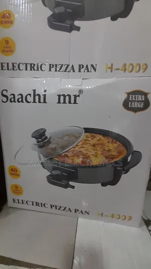 Saachi Electric Pizza Pan የፒዛና የዳቦ መጋገሪያ – Perfect for Crispy Pizza