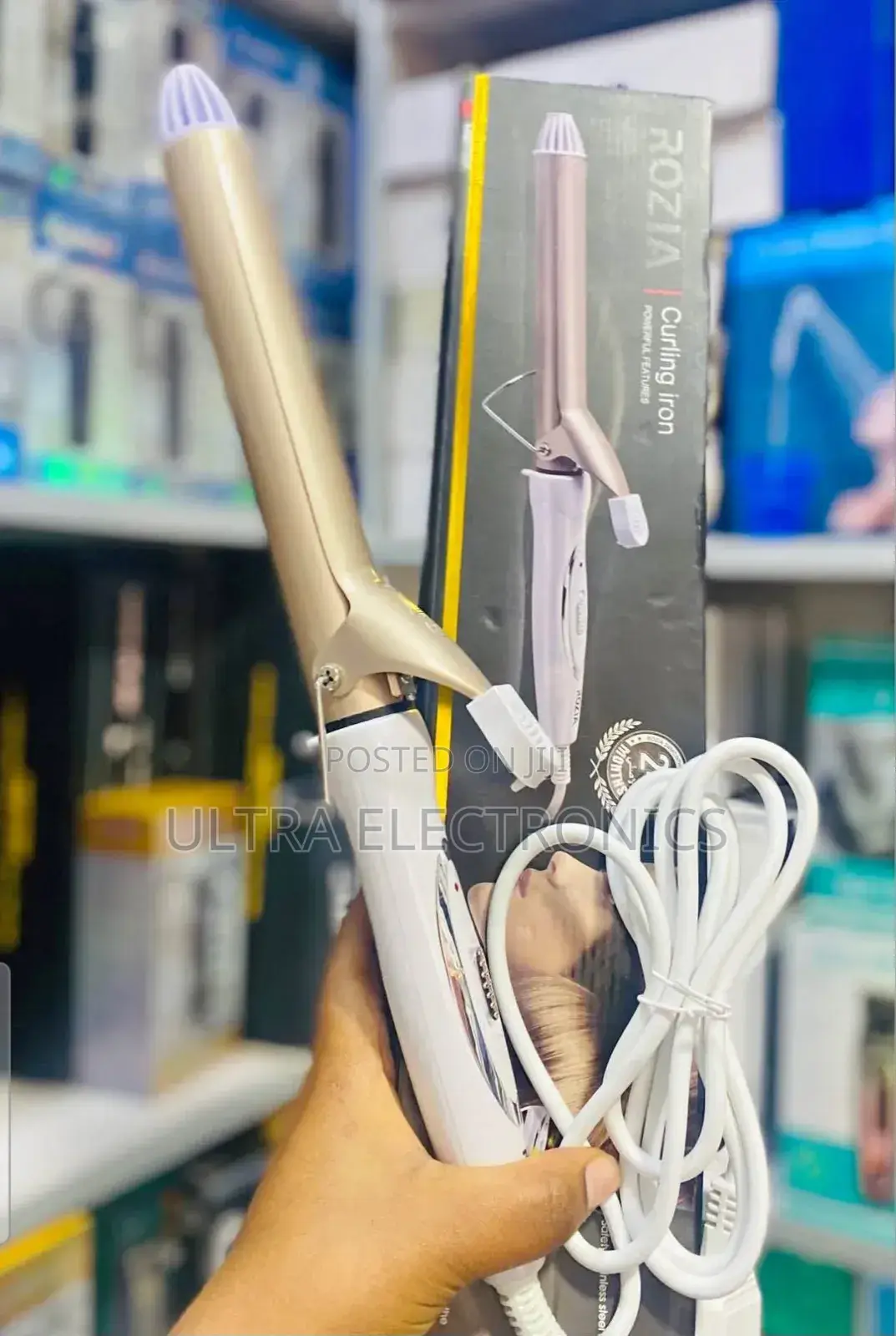 Rozia Hr721 Professional Hair Curler Features 28mm Ceramic Cladding,