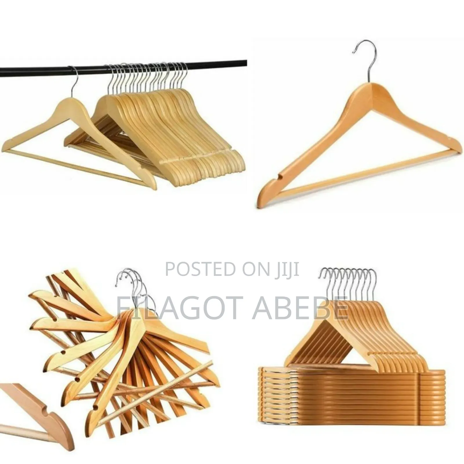 Natural Wood Hanger .Imported Premium Quality Clothe Hanger