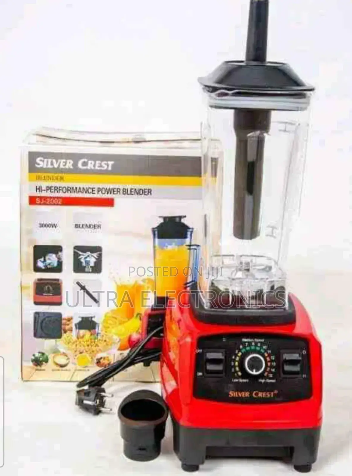Silver Crest Hi-Performance Power Blender (Model Sj-2002).