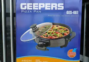 Geepers Ges-467 Electric Pizza Pan. Size: 46cm Diameter
