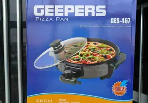 Geepers Ges-467 Electric Pizza Pan. Size: 46cm Diameter