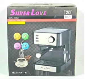 Silver Love Ca-737semi-Automatic Espresso Coffee Maker.20 Bar Espresso