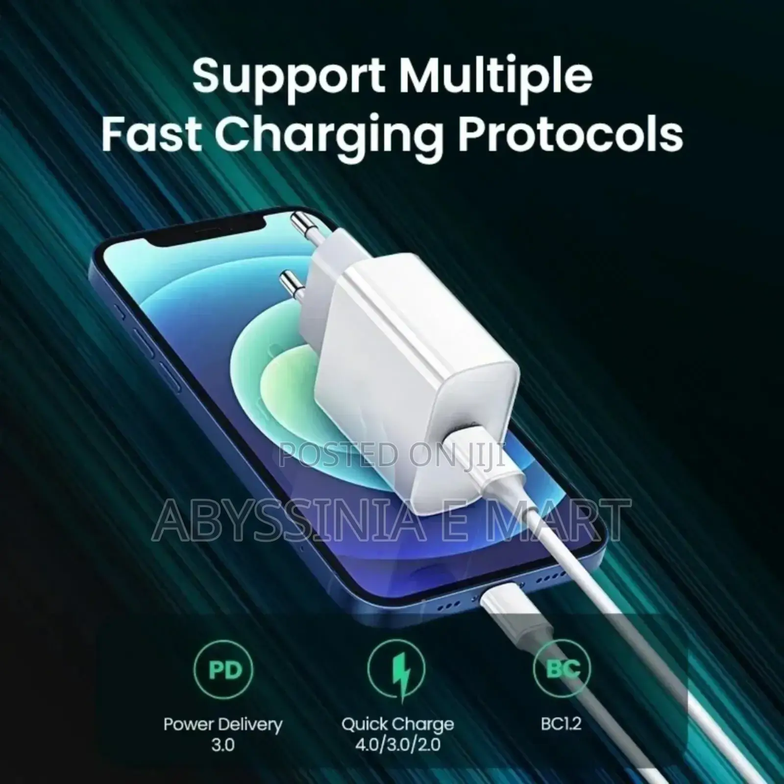 Dual Port Design Usb-C Fast Charger Kit
