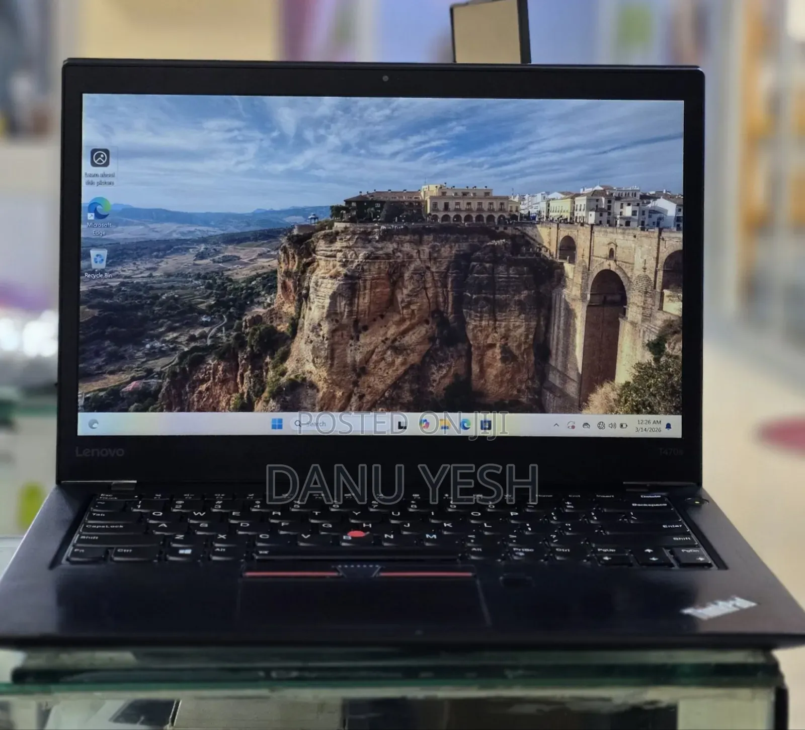 New Laptop Lenovo ThinkPad T470s 8GB Intel Core i5 SSD 256GB