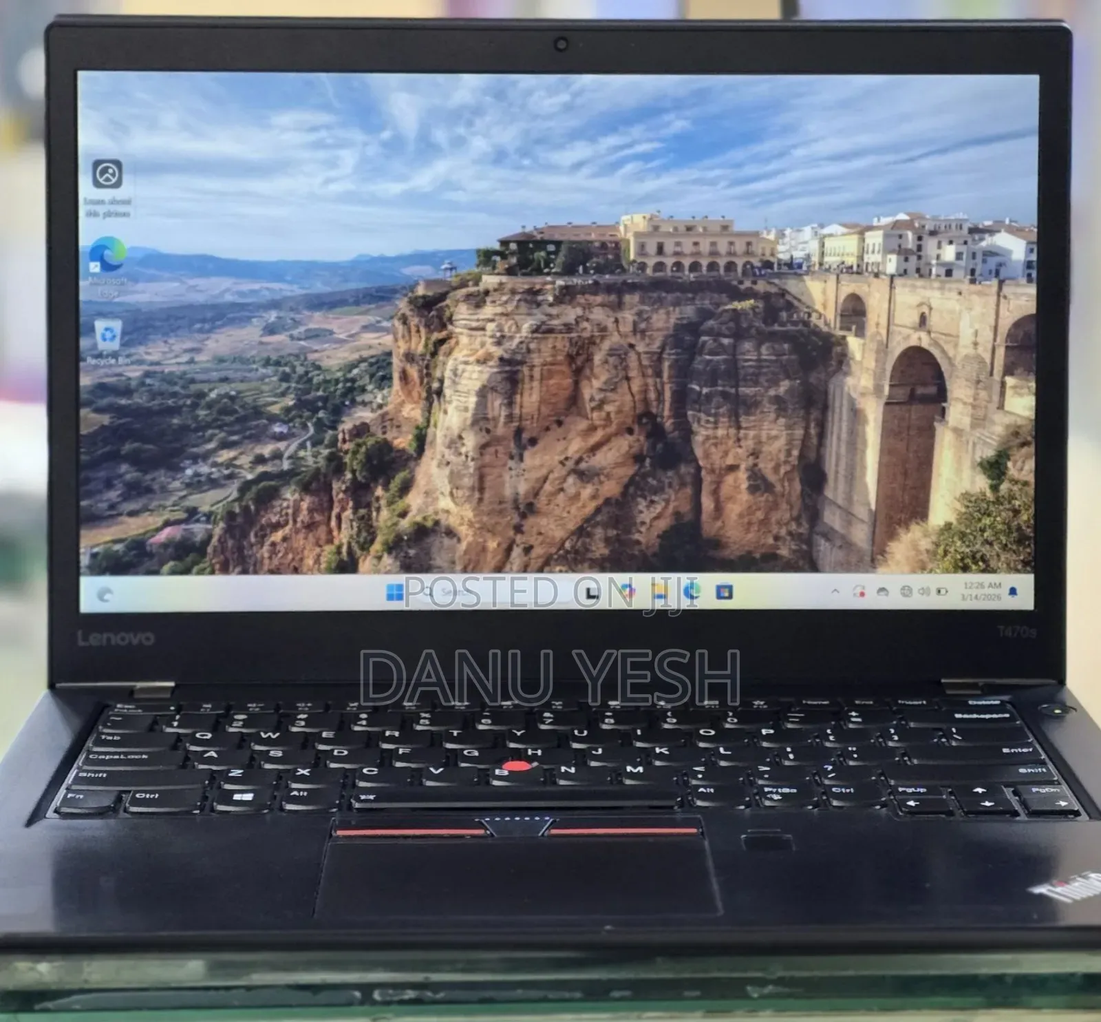 New Laptop Lenovo ThinkPad T470s 8GB Intel Core i5 SSD 256GB