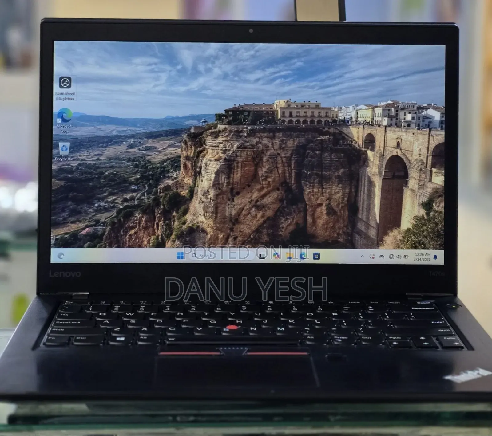 New Laptop Lenovo ThinkPad T470s 8GB Intel Core i5 SSD 256GB