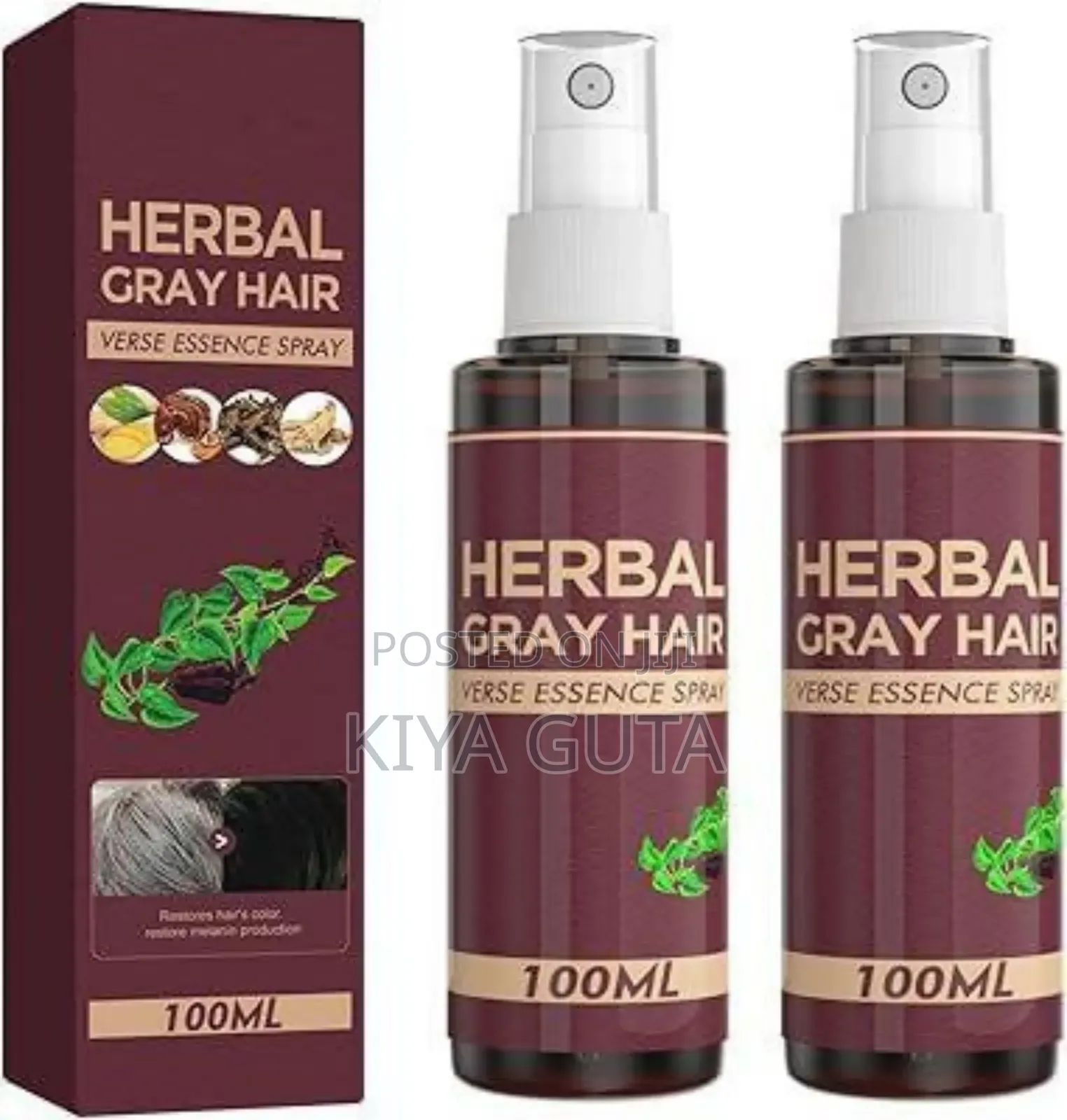 Herbal Gray Hair Verse Essence Spray