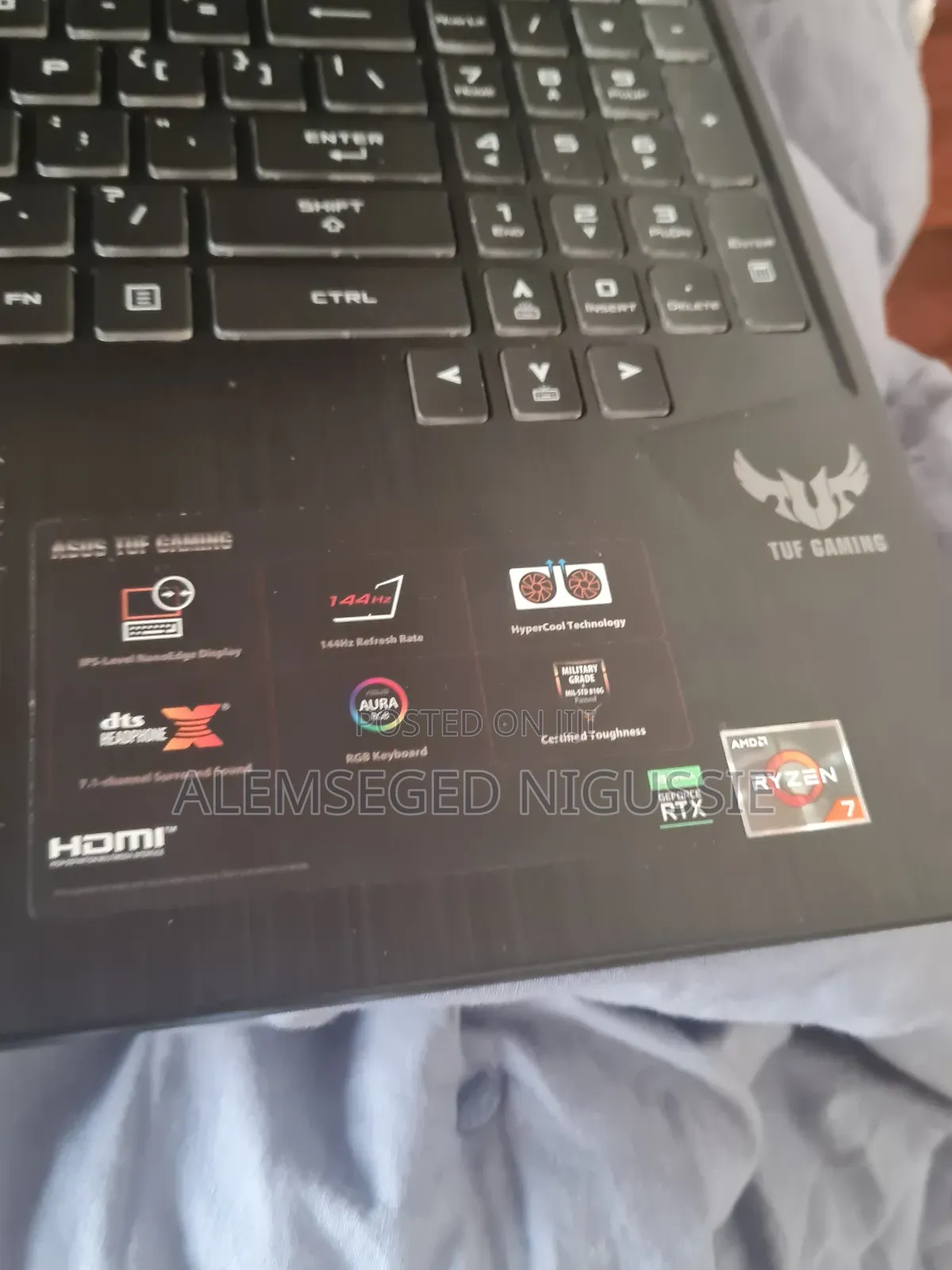 Laptop Asus TUF Gaming FX504 1GB AMD Ryzen 7 HDD+SSD 1T