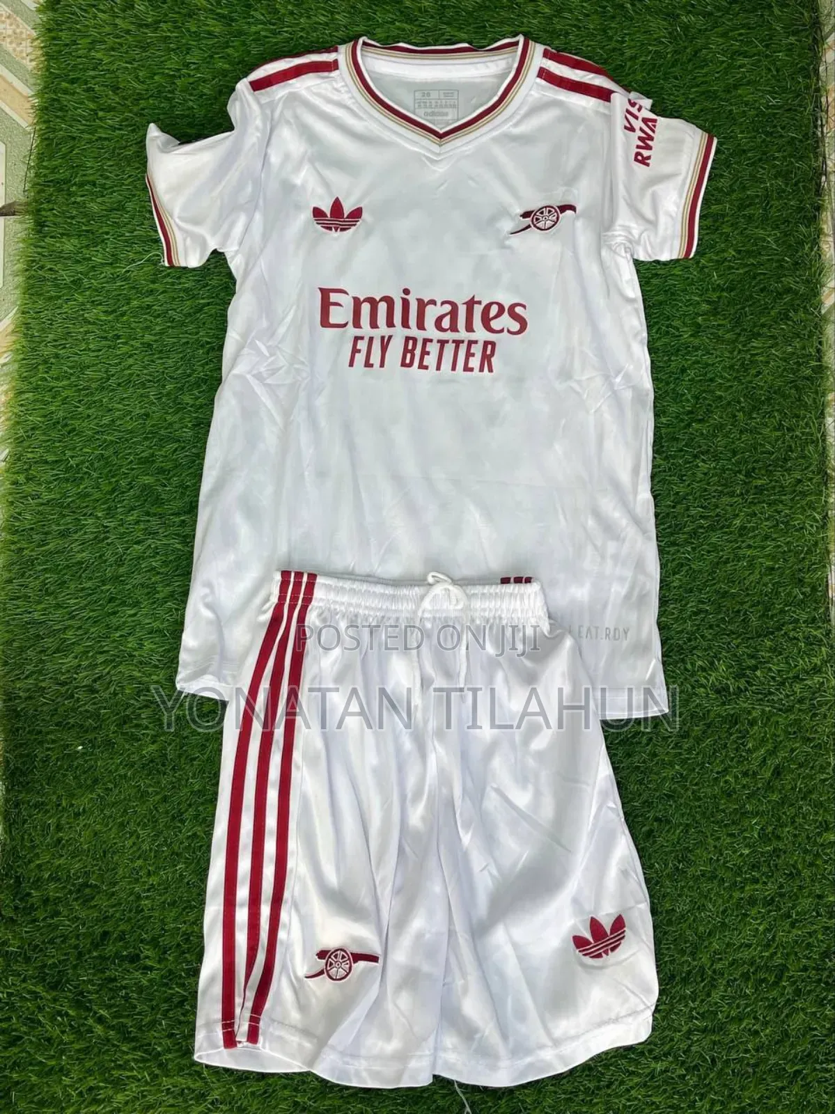Kids Arsenal 25/26 White Kit