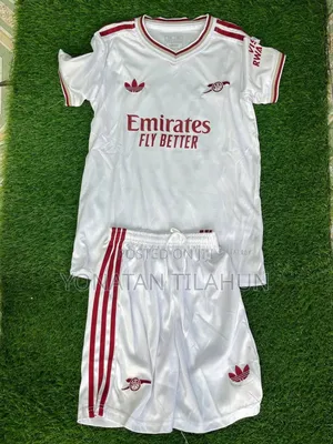 Kids Arsenal 25/26 White Kit