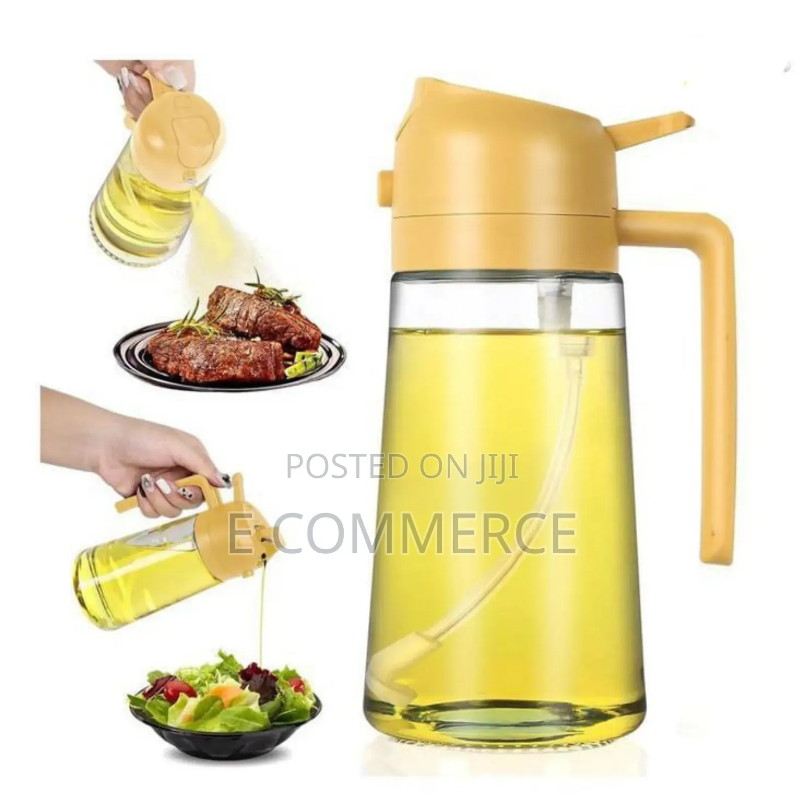 2in1 Oil Spary and Dispenser Bottle