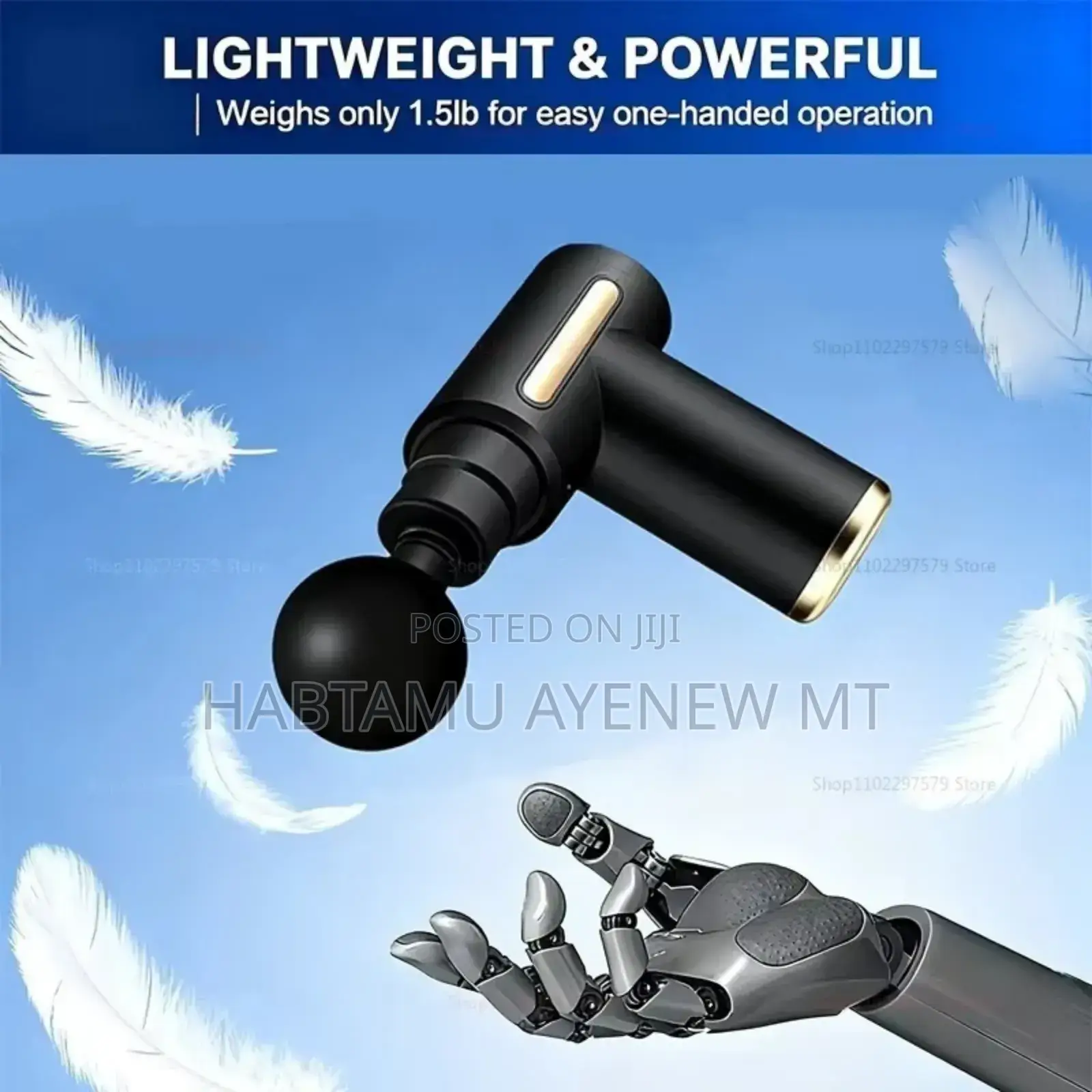 Massage Gun 4 in 1 ማሰጅ ገን 4 በ 1 ማሳጅ መታሻ ዋጋው አሁናዊ ነው!