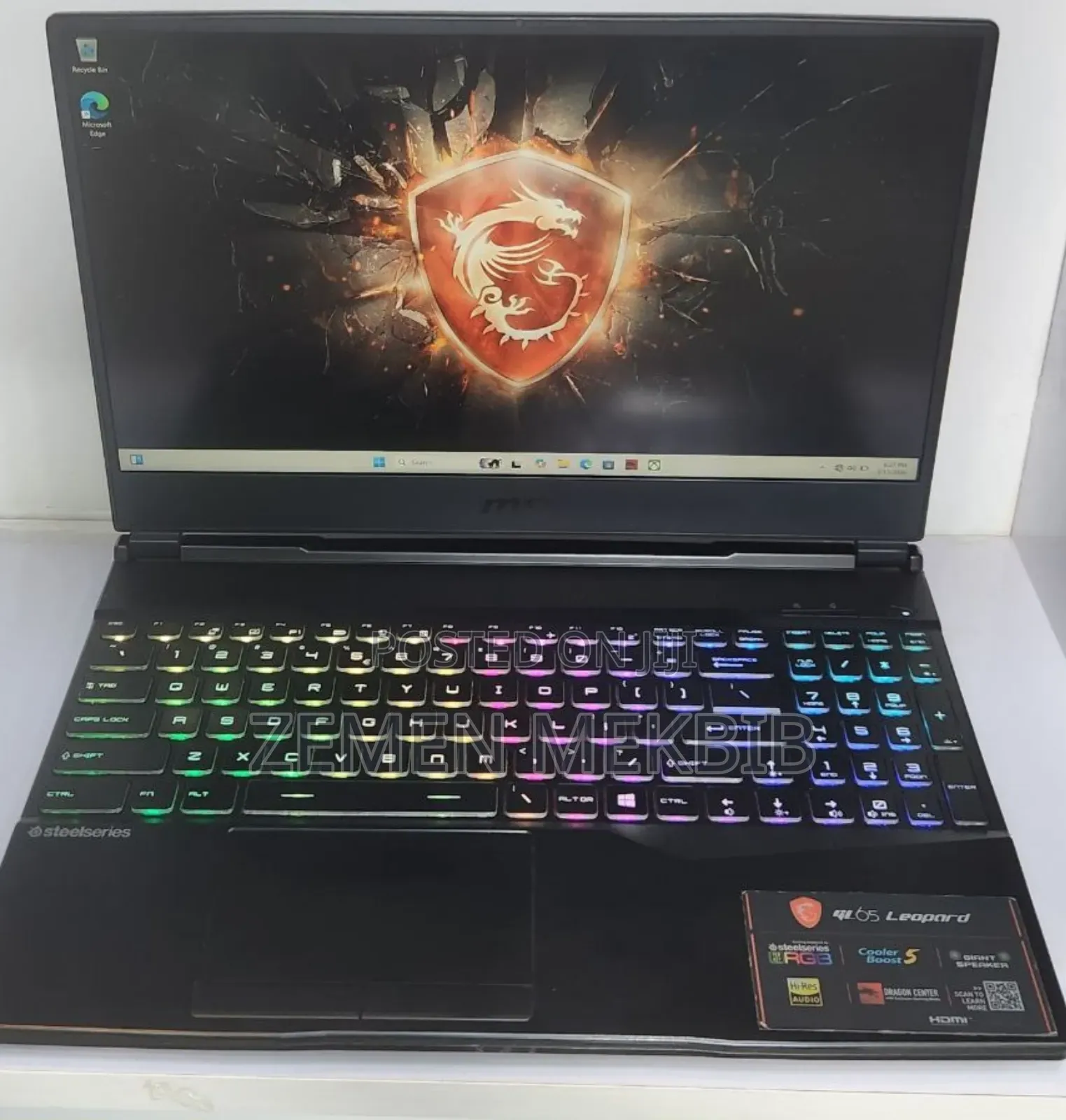 New Laptop MSI GF63 16GB Intel Core i5 SSD 512GB
