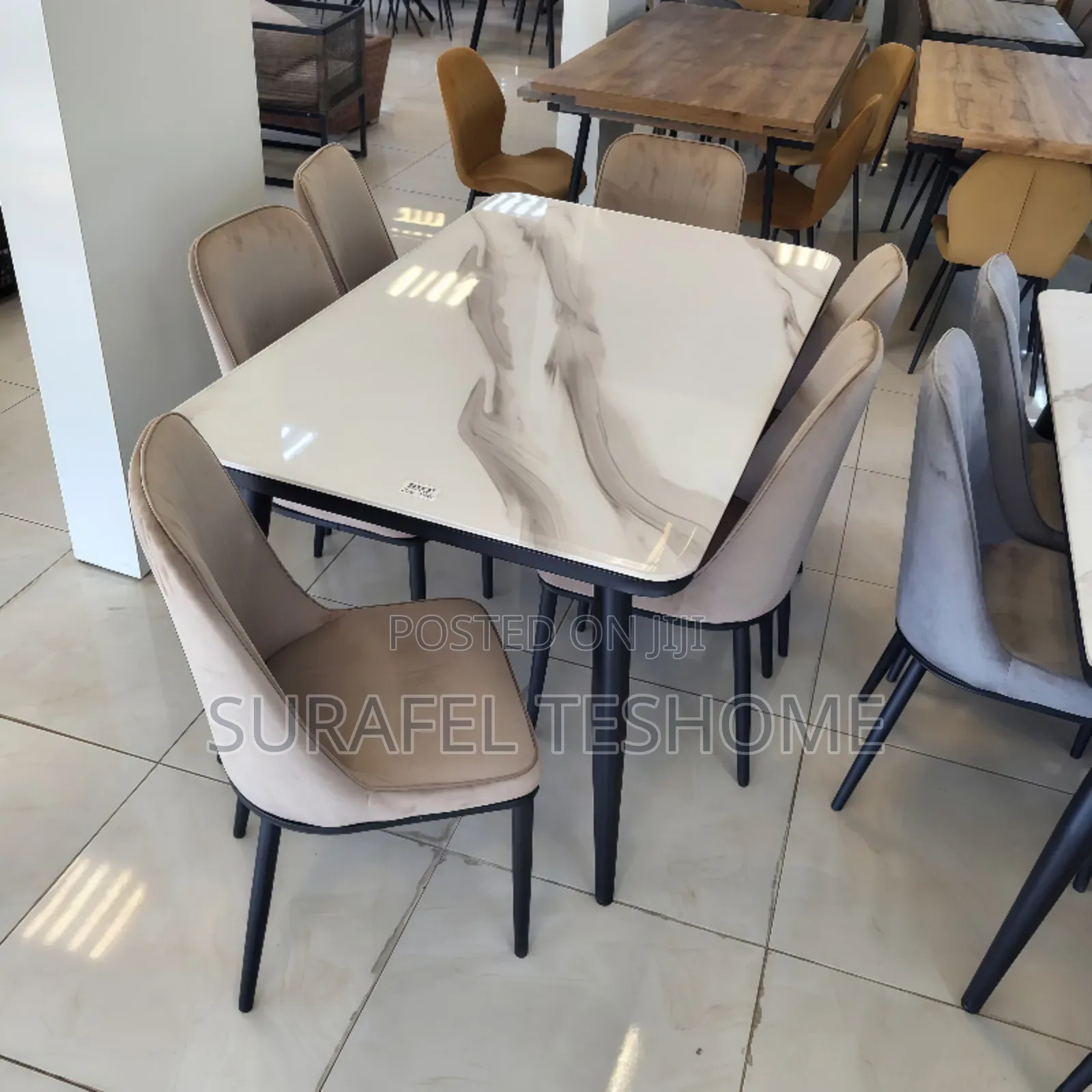 Comfortable Dining Table | ዳይኒንግ ጠረጴዛ | ኢፖክሲ ቴብል