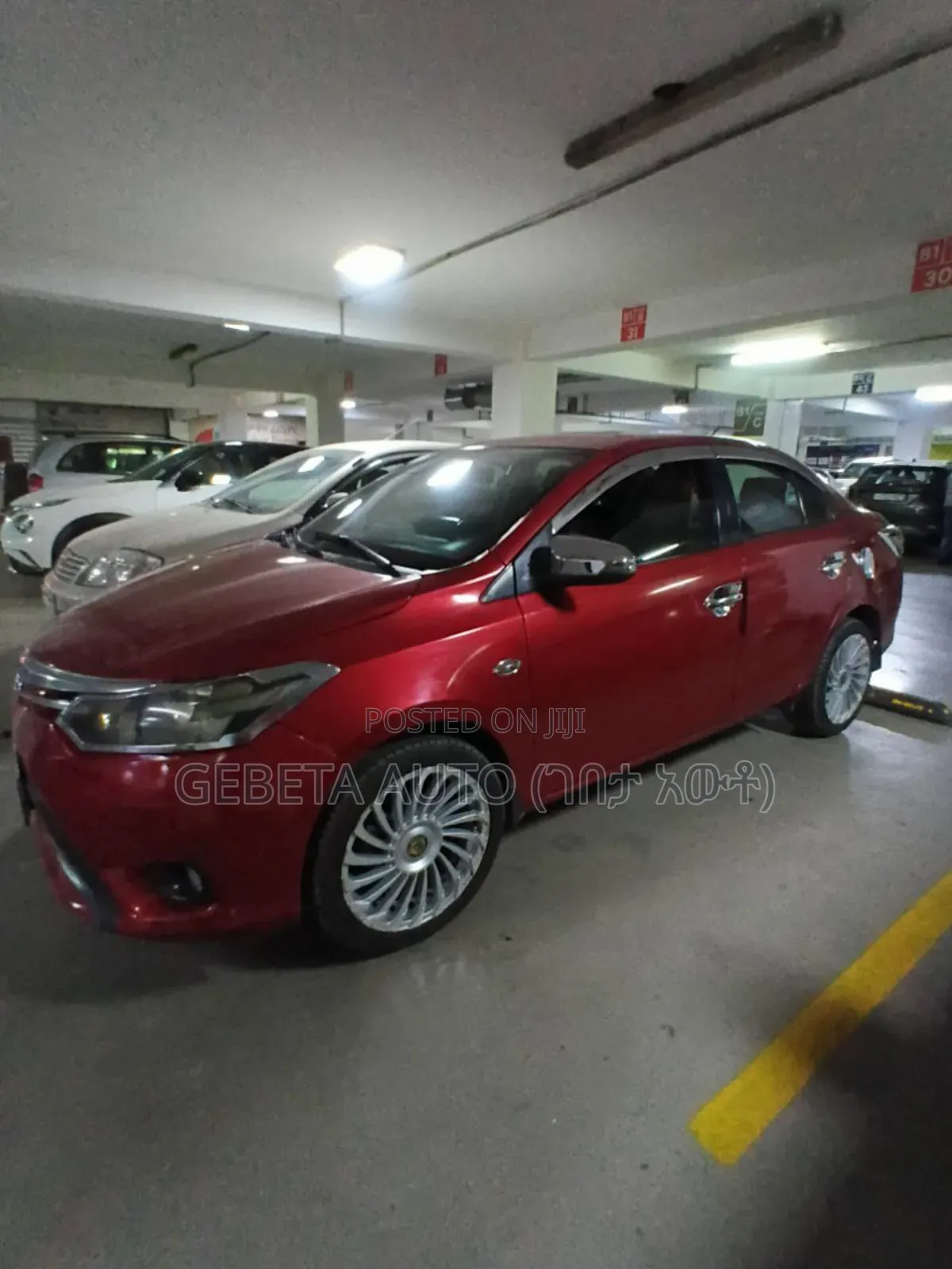Toyota Yaris 2014 Red