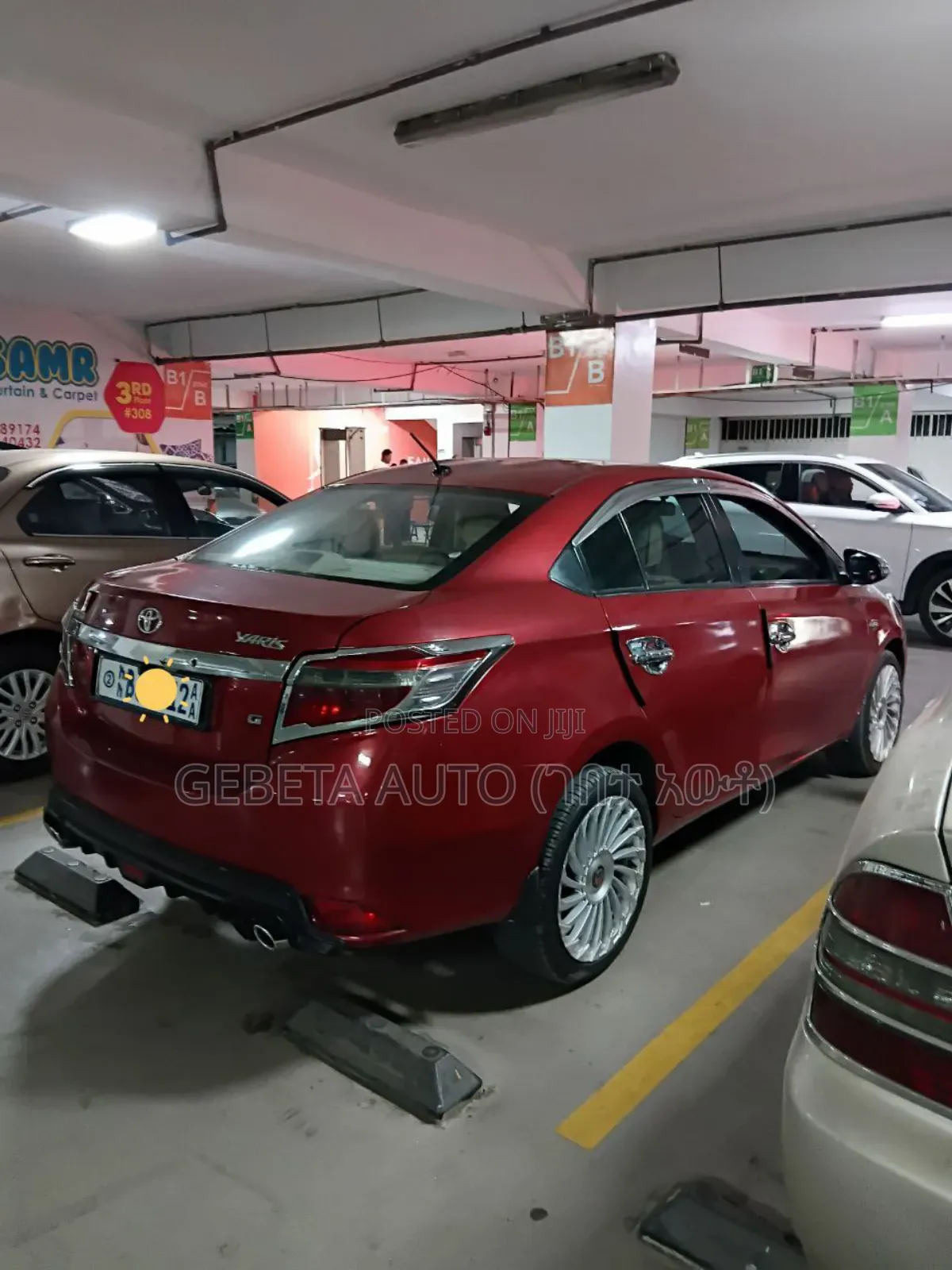 Toyota Yaris 2014 Red