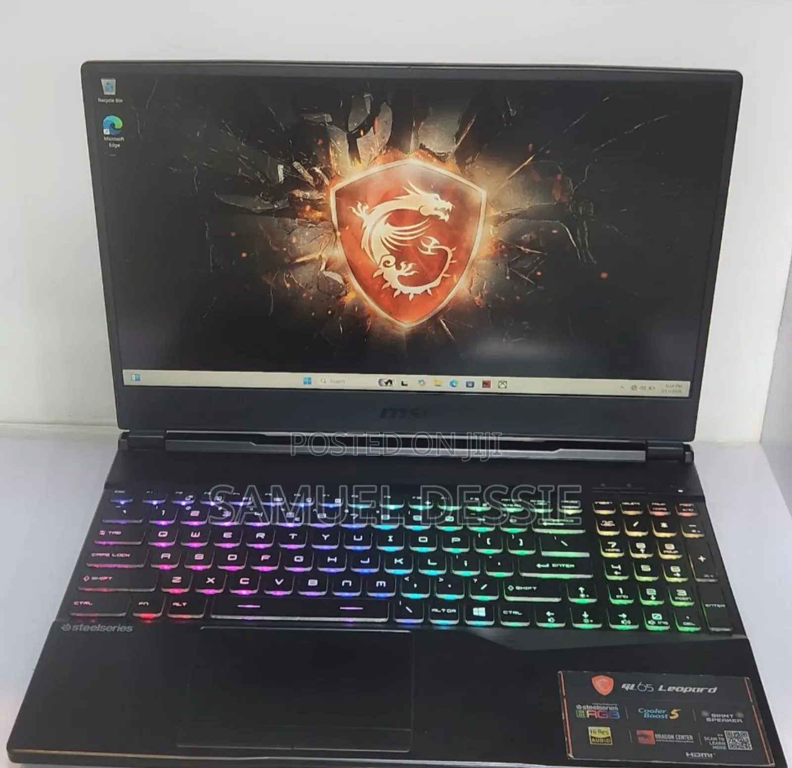 New Laptop MSI 16GB Intel Core i5 SSD 512GB