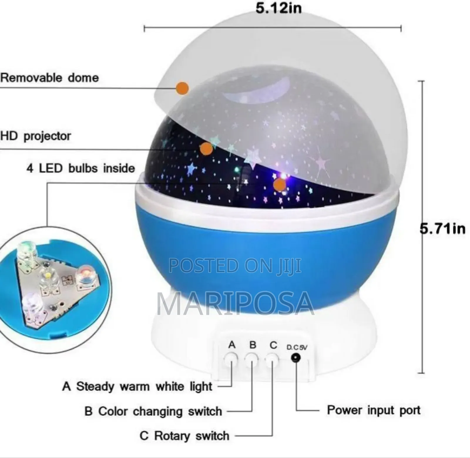 Night Light Projection Lamp
