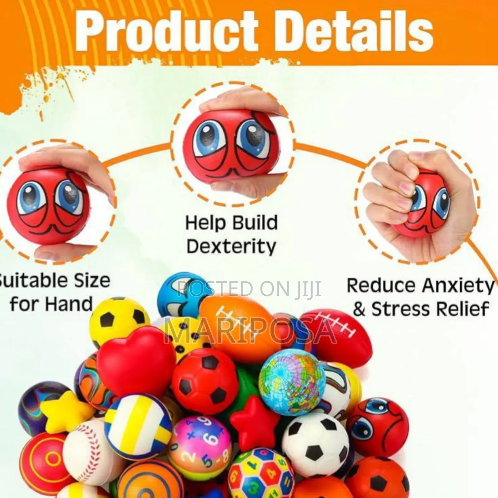 Mini Foam Stress Balls