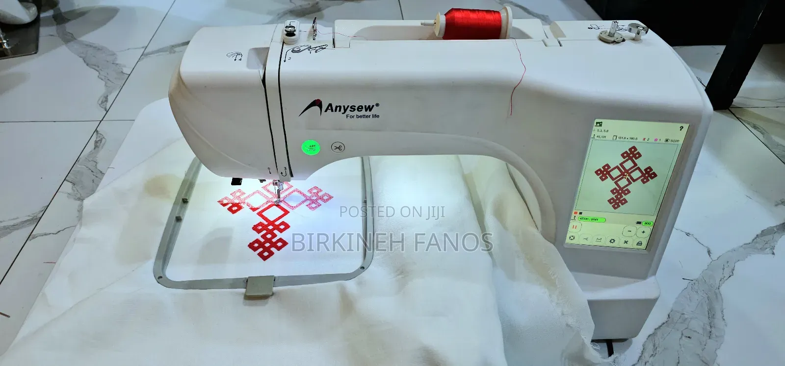 Anysew as-Es6 Embroidery Sewing Machine Anysew as-Es6