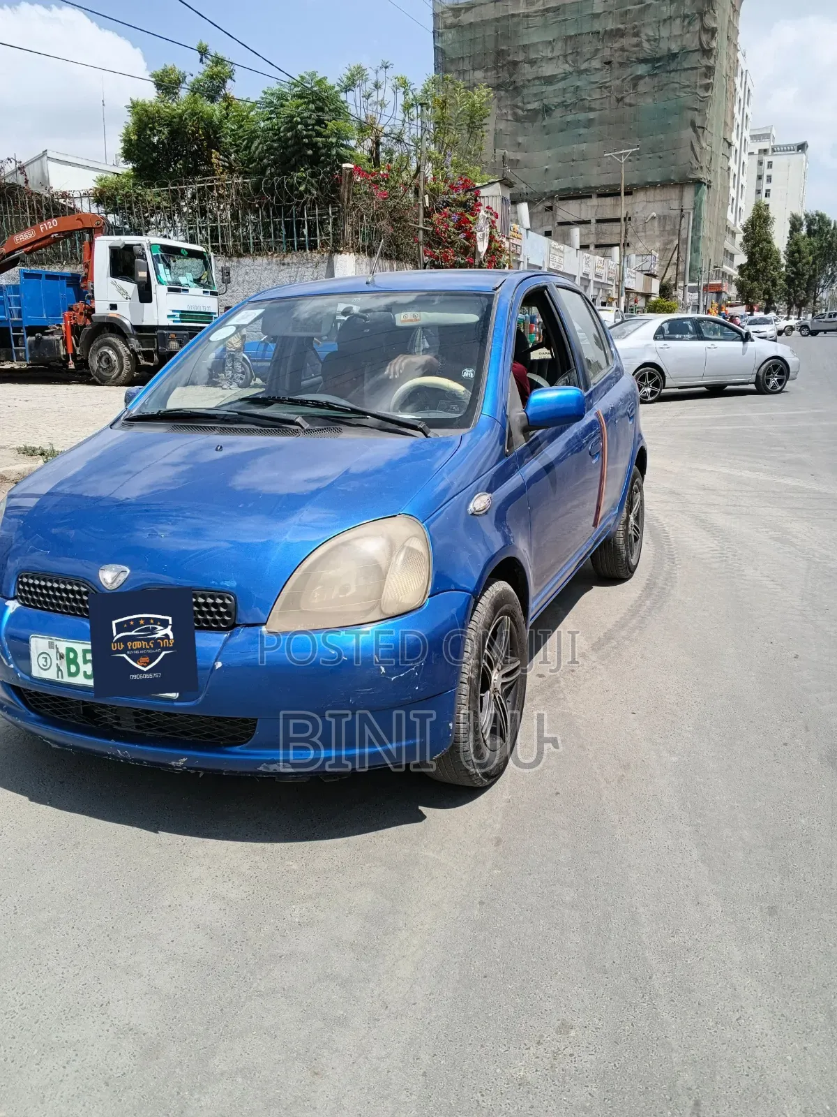 Toyota Vitz 1.0 FWD 3dr 2000 Blue