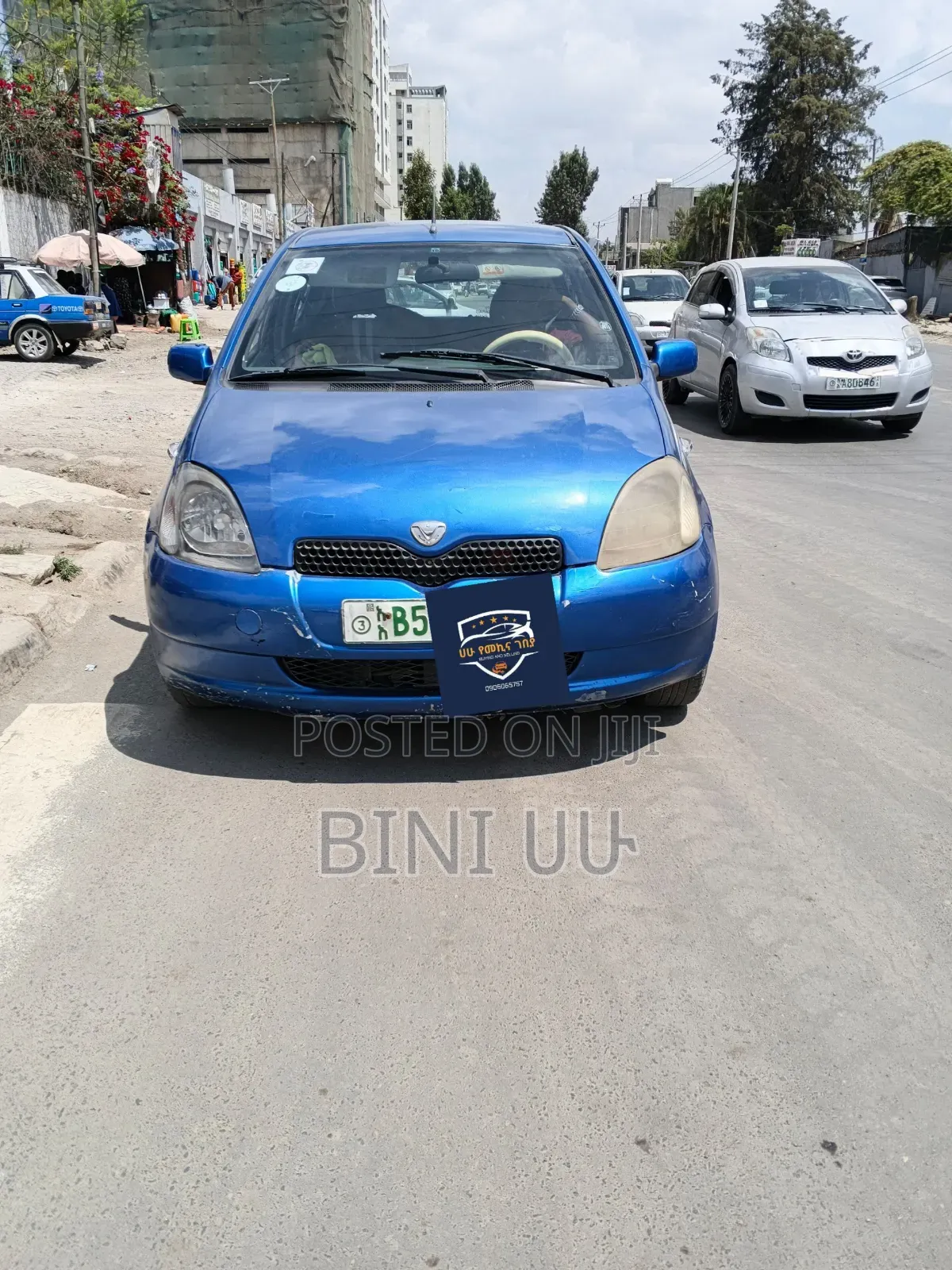 Toyota Vitz 1.0 FWD 3dr 2000 Blue