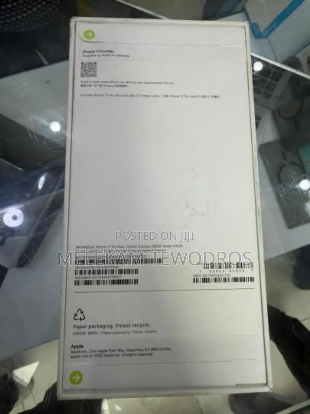 New Apple iPhone 17 Pro Max 256 GB Orange