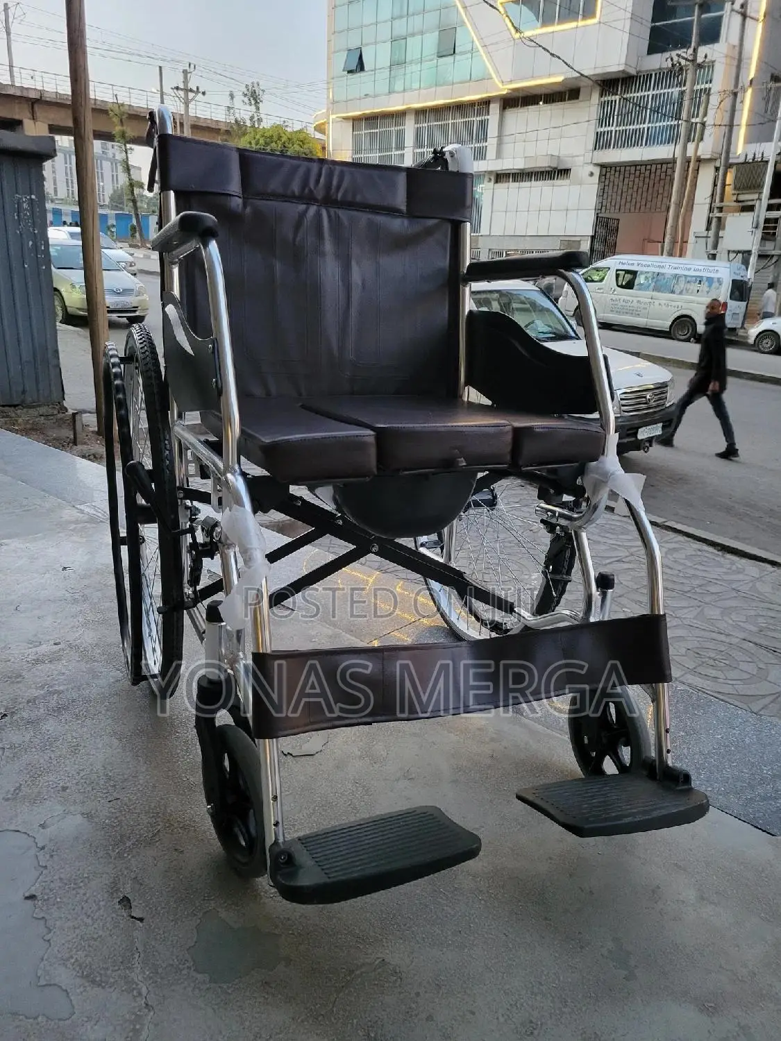 Leak-Proof Pot会斀(Commode)Wheelchair殖琴commode Pan Padded Wheel Chair