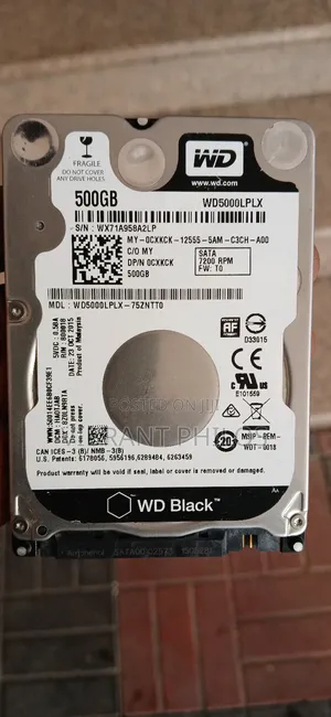 Internal Laptop Harddisk Wd Black