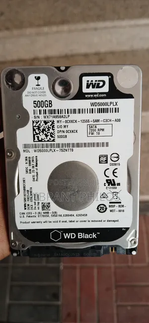 Internal Laptop Harddisk Wd Black